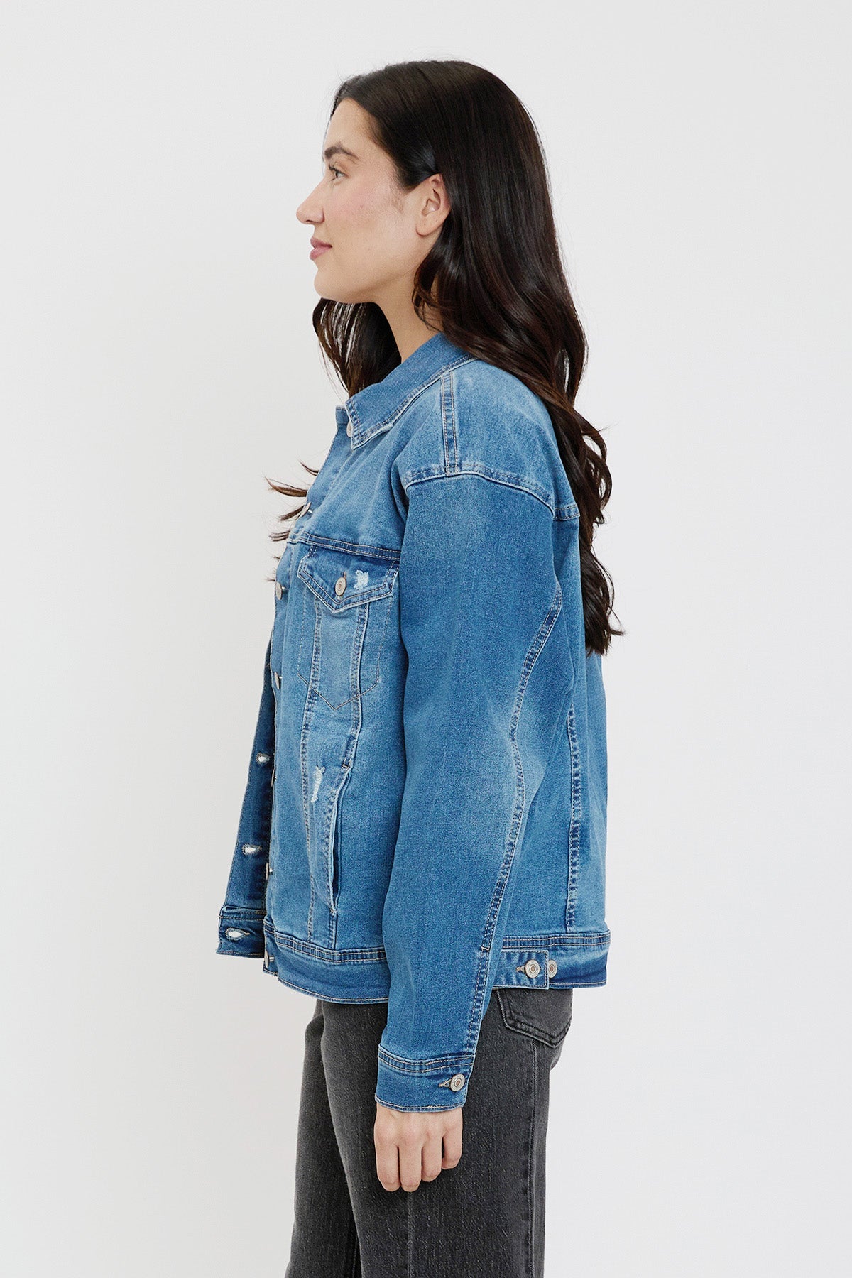 Brielle Boyfriend Denim Jacket