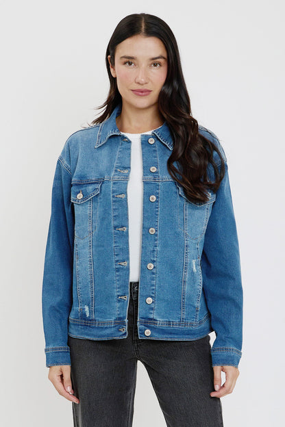 Brielle Boyfriend Denim Jacket