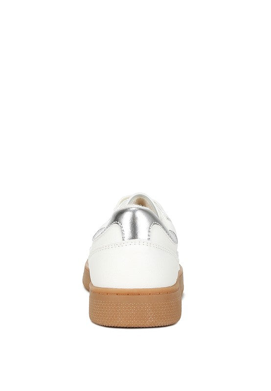 Foxy Faux Leather Sneakers