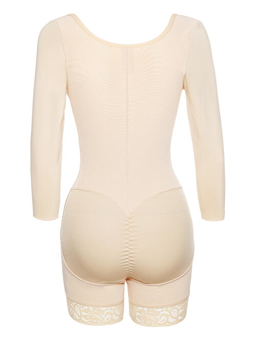 Zeki Zip Up Long Sleeve Shapewear