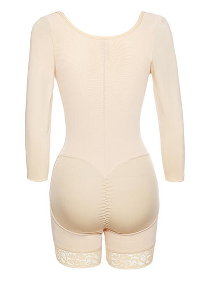 Zeki Zip Up Long Sleeve Shapewear
