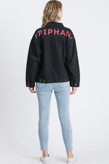 "EPIPHANY" Oversized Jacket