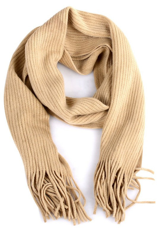 Ribbed Pattern Scarf
