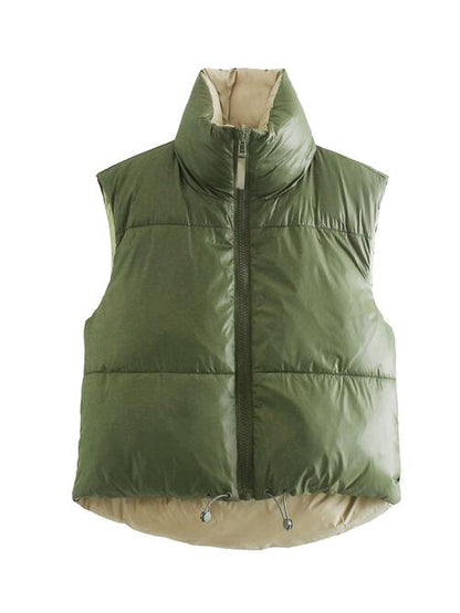Renee Reversible Zip Up Vest