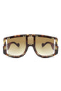 Square Oversize Shield Visor Sunglasses