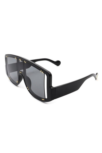 Square Oversize Shield Visor Sunglasses