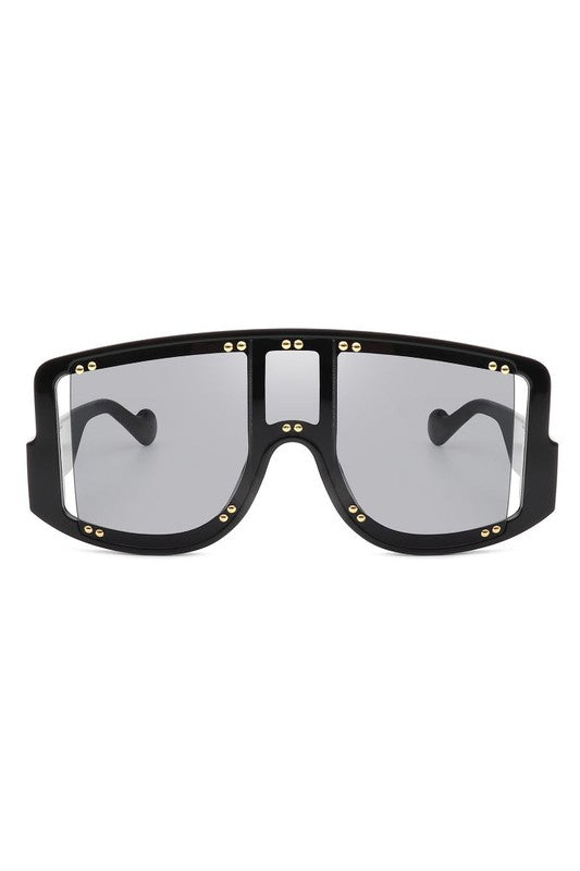 Square Oversize Shield Visor Sunglasses