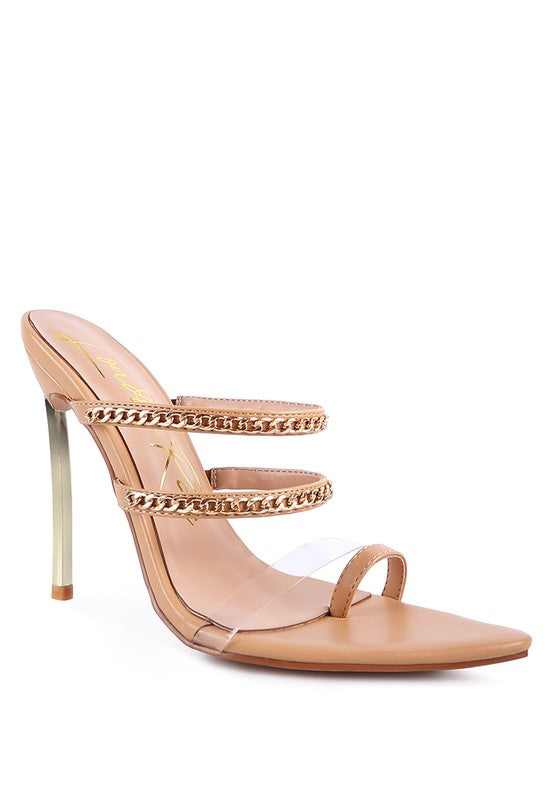 Toe Ring High Heeled Sandals