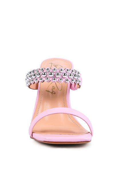 Brandee Studded High Heel Sandals