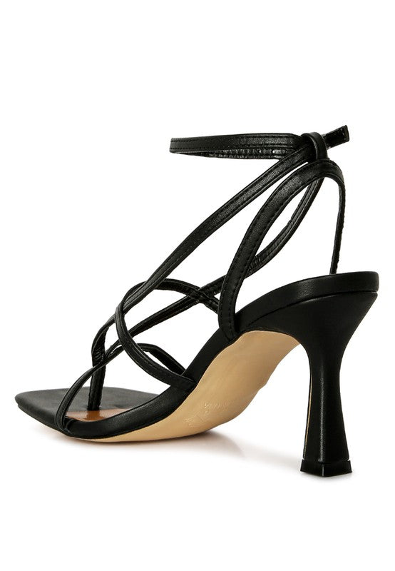 Squared Toe Strappy Sandals