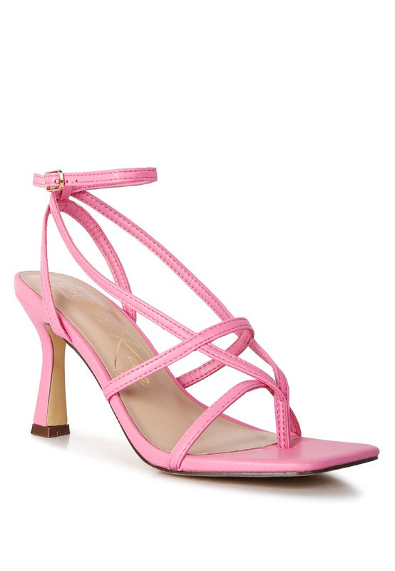 Squared Toe Strappy Sandals