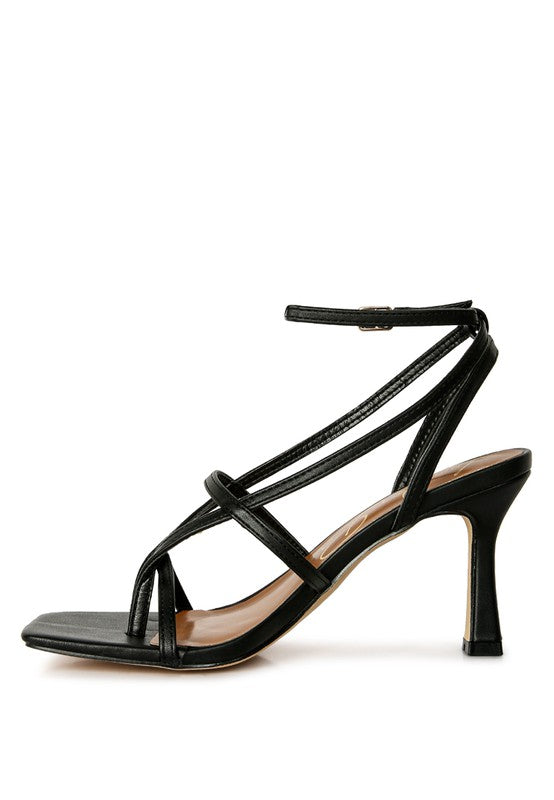 Squared Toe Strappy Sandals