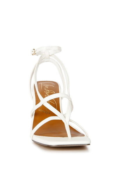 Squared Toe Strappy Sandals