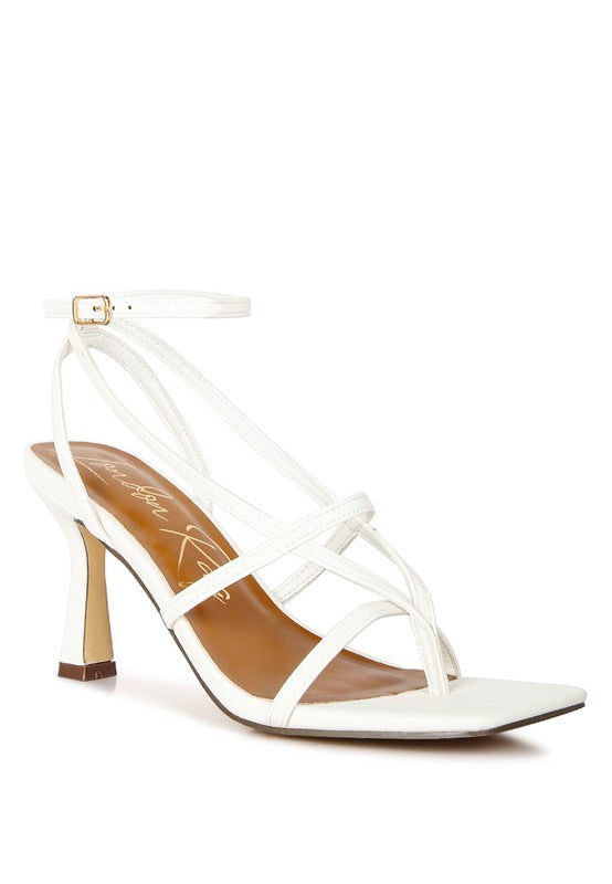 Squared Toe Strappy Sandals