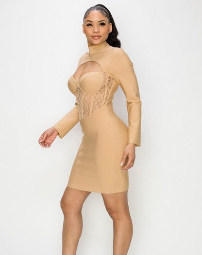 Bustier Mini Bandage Dress