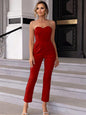 Silvia Sweetheart Sleeveless Jumpsuit