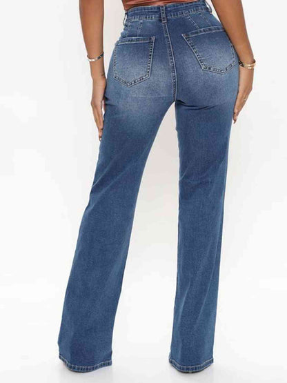 Ryann Raw Hem High Waist Jeans