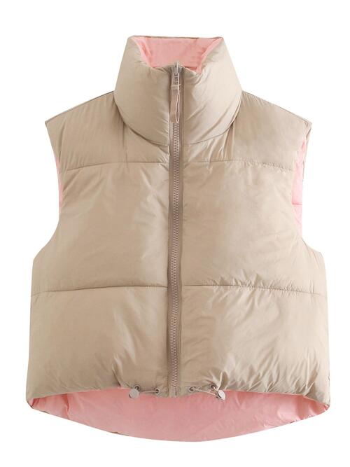 Renee Reversible Zip Up Vest
