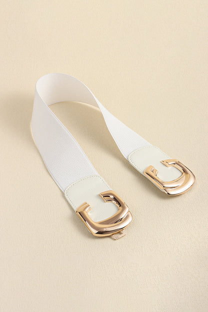 Zinc Alloy Elastic Wide Belt