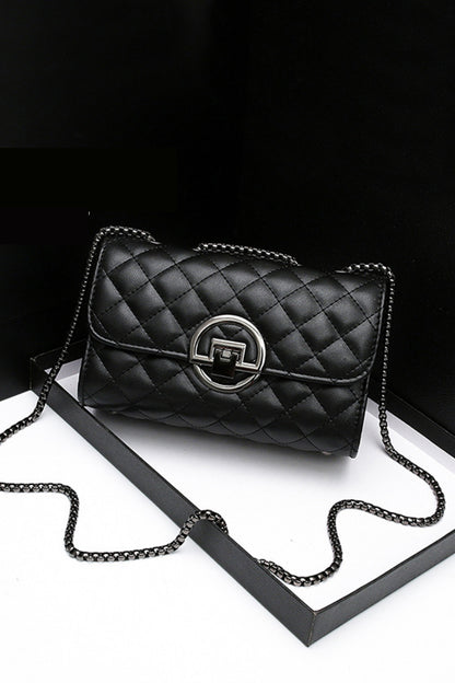 Woven Leather Crossbody Bag