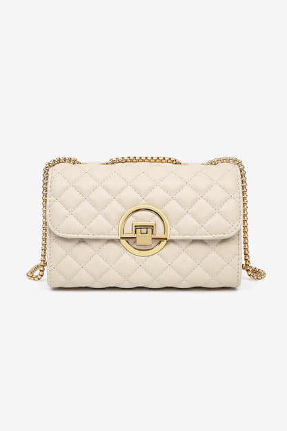 Woven Leather Crossbody Bag