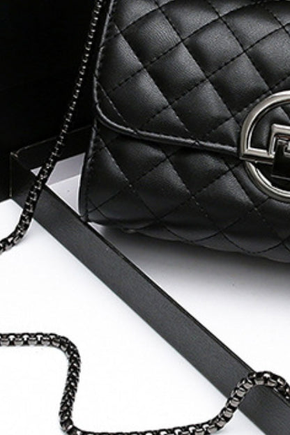 Woven Leather Crossbody Bag
