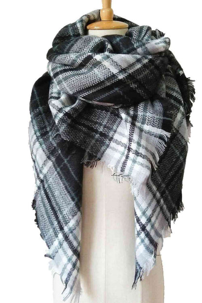 Pauline Plaid Scarf