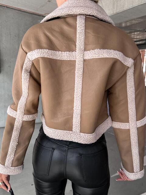 Betsie Buckle Detail Crop Jacket