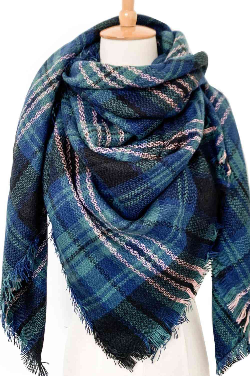 Plaid Patterned Scarf