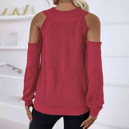Tisha Cold-Shoulder Sweater