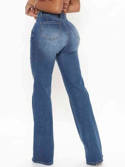 Ryann Raw Hem High Waist Jeans