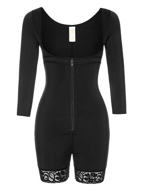 Zeki Zip Up Long Sleeve Shapewear