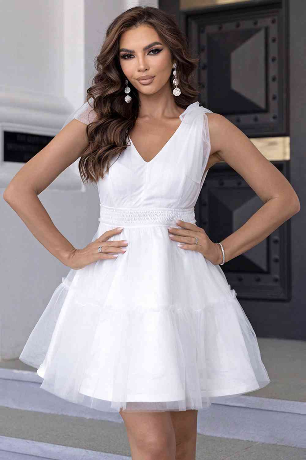Mari Mini Mesh Dress