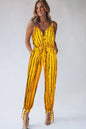 Striped Spaghetti Strap Jumpsuit