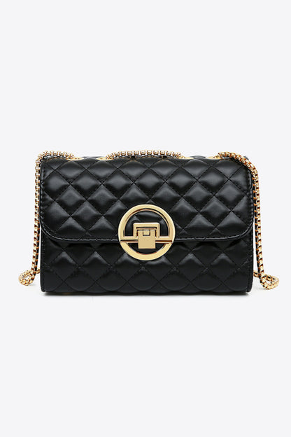 Woven Leather Crossbody Bag