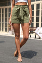 Paperbag Tie Waist Shorts