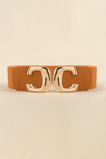 Zinc Alloy Elastic Wide Belt