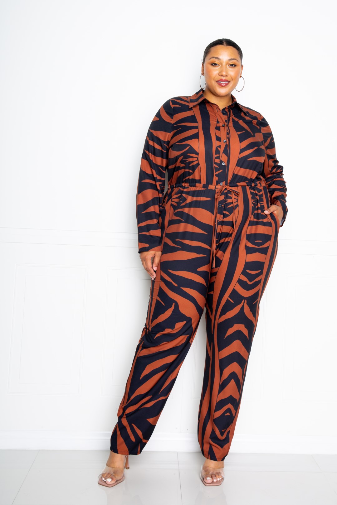 Tie Waist Jumpsuit