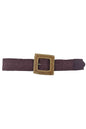 Square Straw Buckle Belt