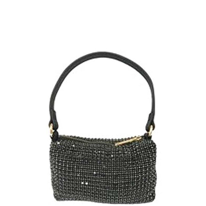 Chic Rhinestone Mini Hobo Bag