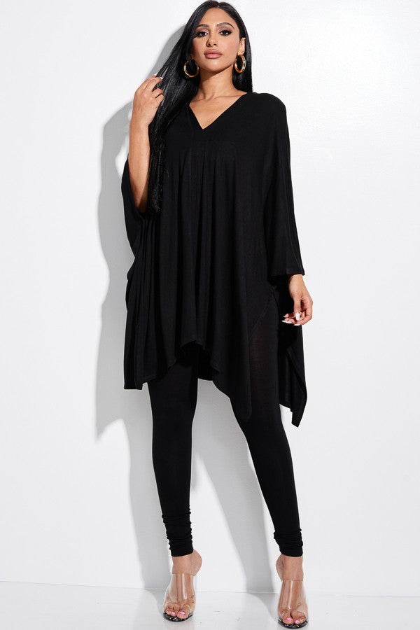 Cape Top Leggings Set