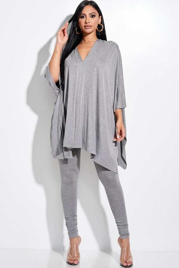 Cape Top Leggings Set
