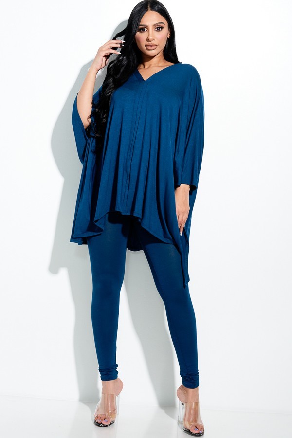 Cape Top Leggings Set