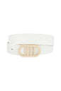 Modern Gridded Oval Belt