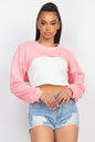 Ribbed Crop Top With Shrug Sweater