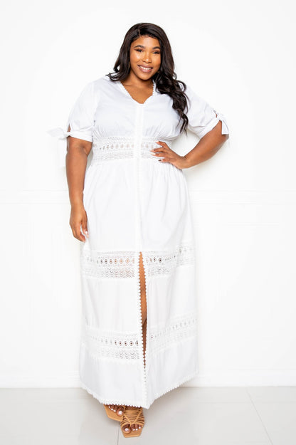 Puff Sleeve Maxi Dress