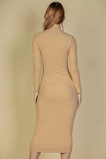 Reese Ribbed Bodycon Midi Dress