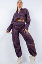 Kali Cropped Cargo Pants Set