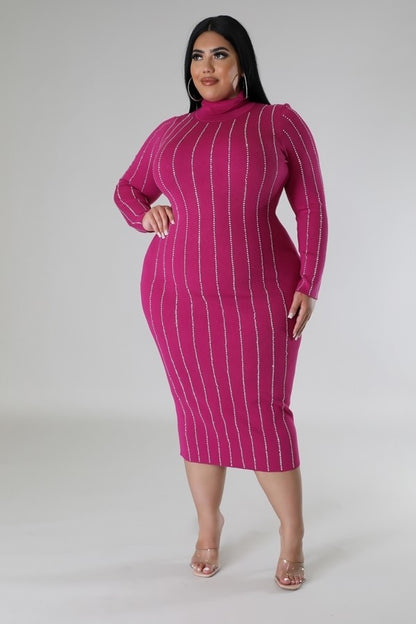 Tati Turtleneck Bodycon Dress