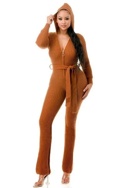 Rae Monroe Hooded Jumpsuit